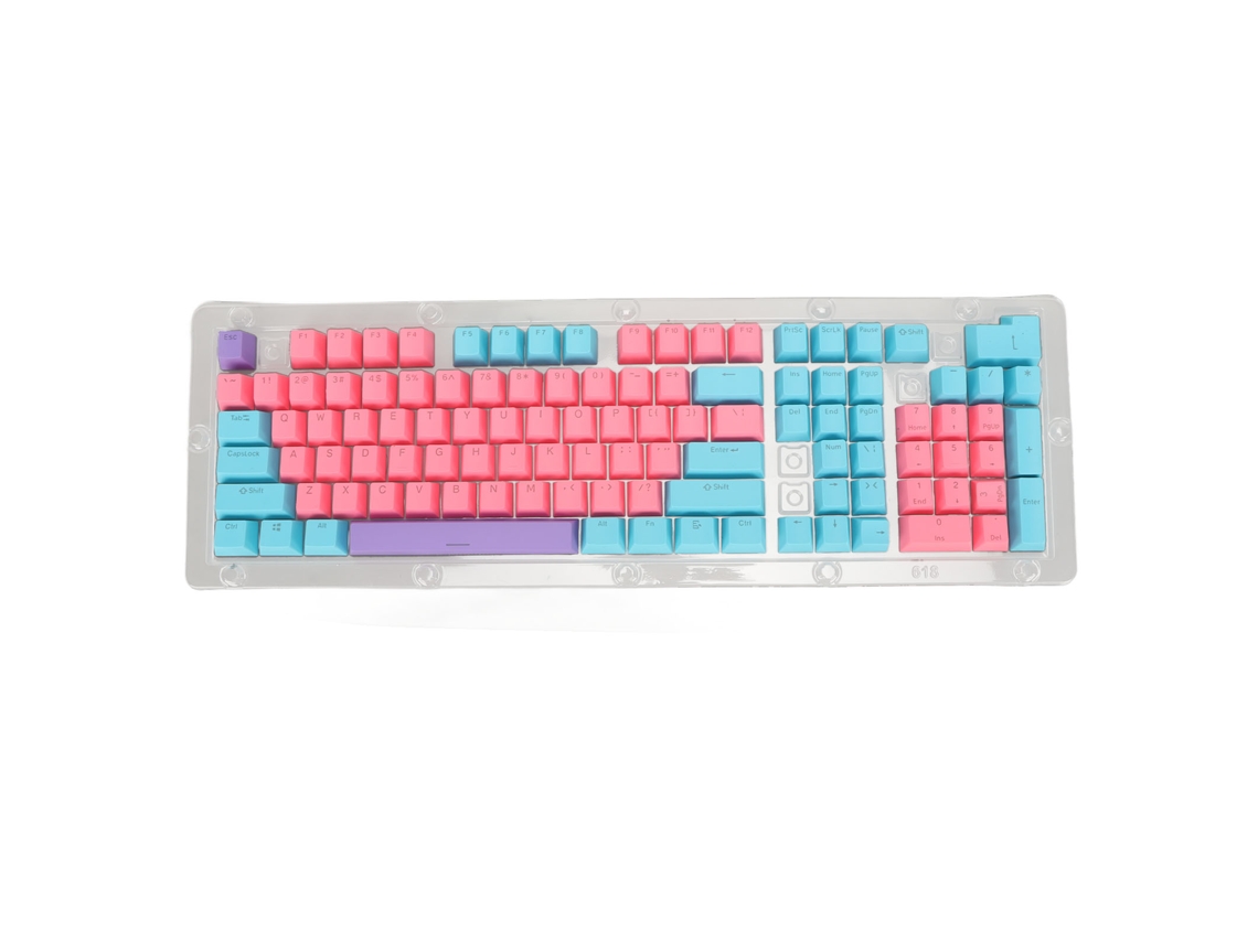 Teclado Mecánico con Interruptores Marrones, 108 Teclas, Función Calculadora, Ergonómico | S/MARCA
