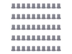 Tampas de Parafuso Hexagonal Silicone À Prova D'água 40mm M16 YURU 50 peças