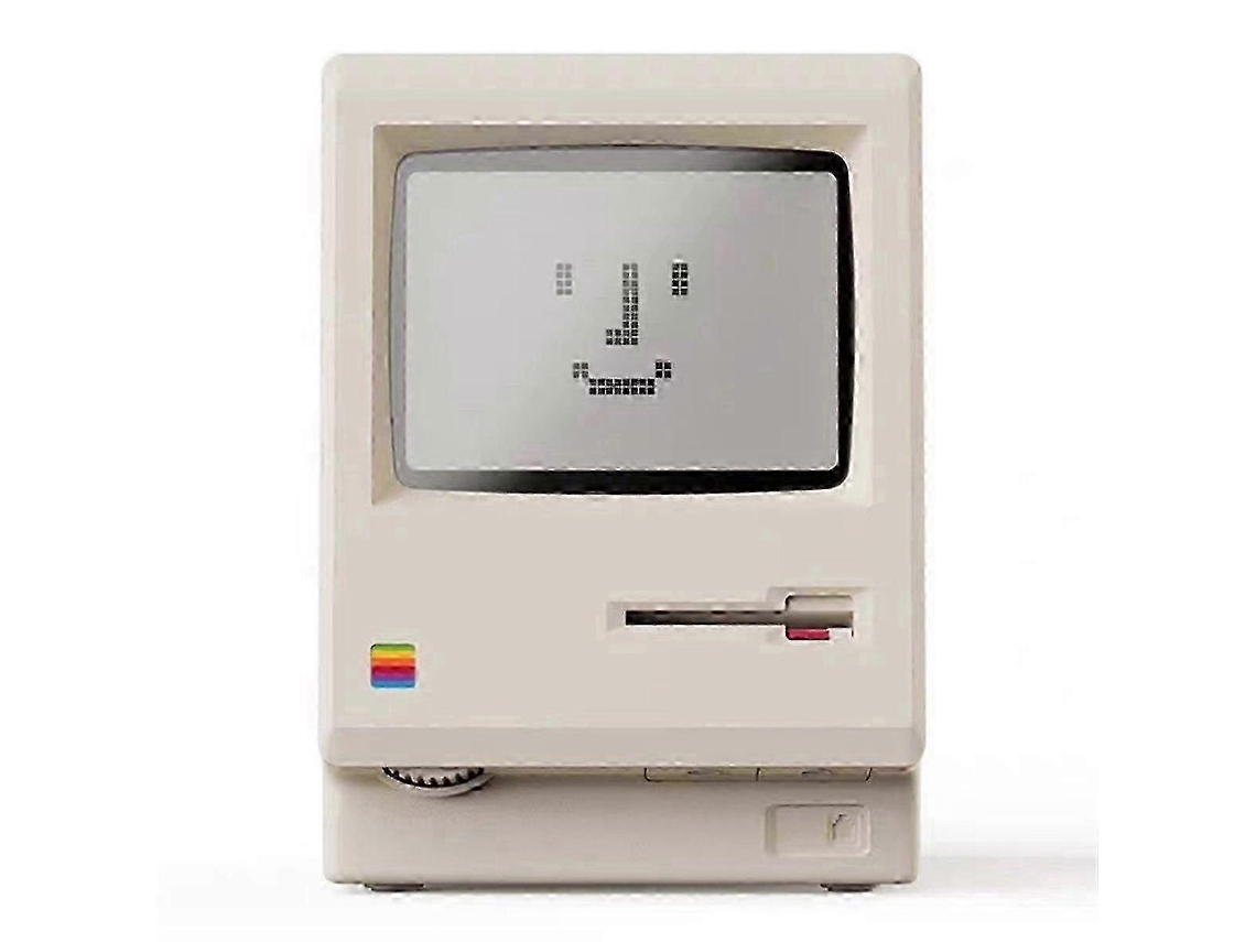 New Maclock Retro Clock Creativity Alarm Clock Student Specific Wake Up Artifact Desktop Decor Compu