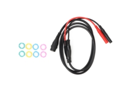 Cabo Coaxial P1206 Bnc Macho para Plugue Banana Reto 100cm para Teste de Osciloscópio | S/MARCA