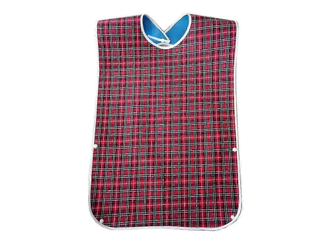 Babadores Para Adultos, Babador Lavável Para Idosos, Vermelho jkw