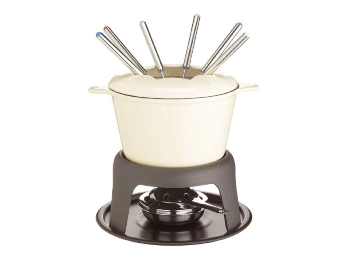 Fondue KITCHEN CRAFT em Ferro Fundido Masterclass Creme
