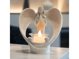Omni portador de Velas Tealight Con Figura de Ángel Regalo de Condolencias Con Vela Led Parpadeante para Duelo Y Recuerdo