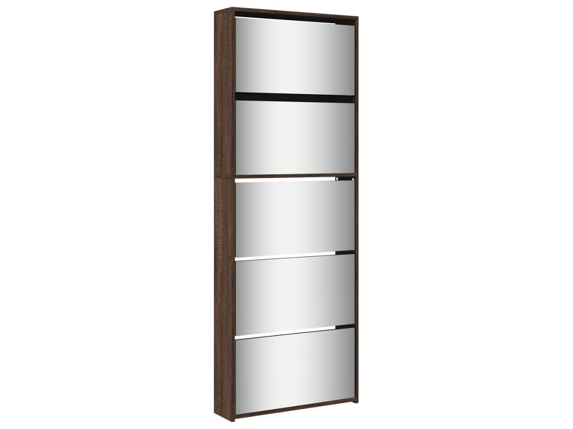 Shoe Cabinet, Shoe Cabinets Vidaxl Marrom Madeira Processada (n/a)