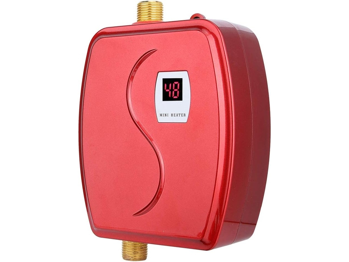Aquecedor de Água Instantâneo 220V 3000W com Sensor de Temperatura - Vermelho (Outlet Caixa Aberta)