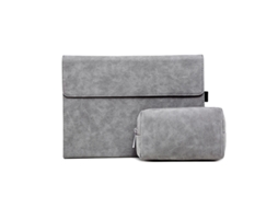 Capa Flip Resistente HEXINYIGJLY para Surface Go2/3/4 antichoque com suporte caneta e Bolsa Cinza
