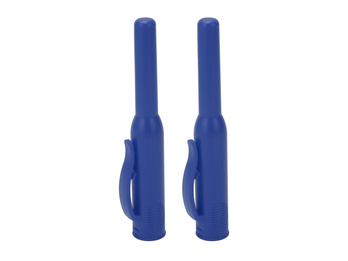 2 Unidades Funda Para Lápiz De Carpintero Con Pinza Nariz Larga Para Agujeros Profundos Marcador De Carpintería Azul
