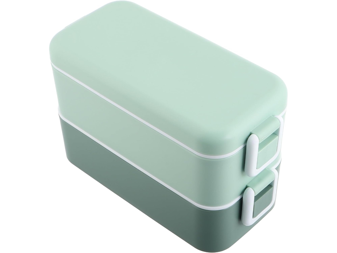 Recipiente Reutilizável E Próprio Para Micro Ondas Com Compartimentos Divididos, Design Empilhável, Ideal Para Cozinhas