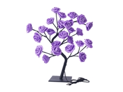 Laxiscreed Interruptor Usb Com Base Desmontável E Luz Led Decorativa Rosa