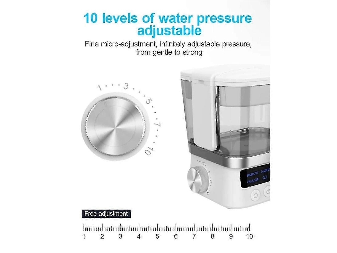Irrigador Oral Adulto Usb Recarregável Impermeável 600ml Jato de Água Dental Portátil Dentes Domésticos C TAISHENGDA