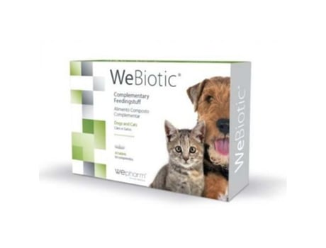 Wepharm Webiotic Reforço Intestinal Cão & Gato 30 Comprimidos