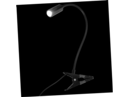 Luminária De Leitura Led Tehaux Com Clipe E Tubo Flexível, Luz Branca Fria Para Oficina, Escritório E Cabeceira