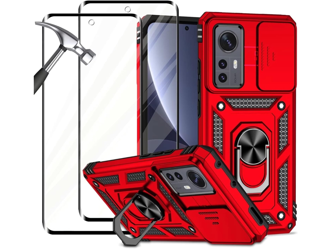 Capa Proteção Câmera Elevada Vidros Para Xiaomi Xiaomi 12/12x 5g/12s Hongwe. Magnética