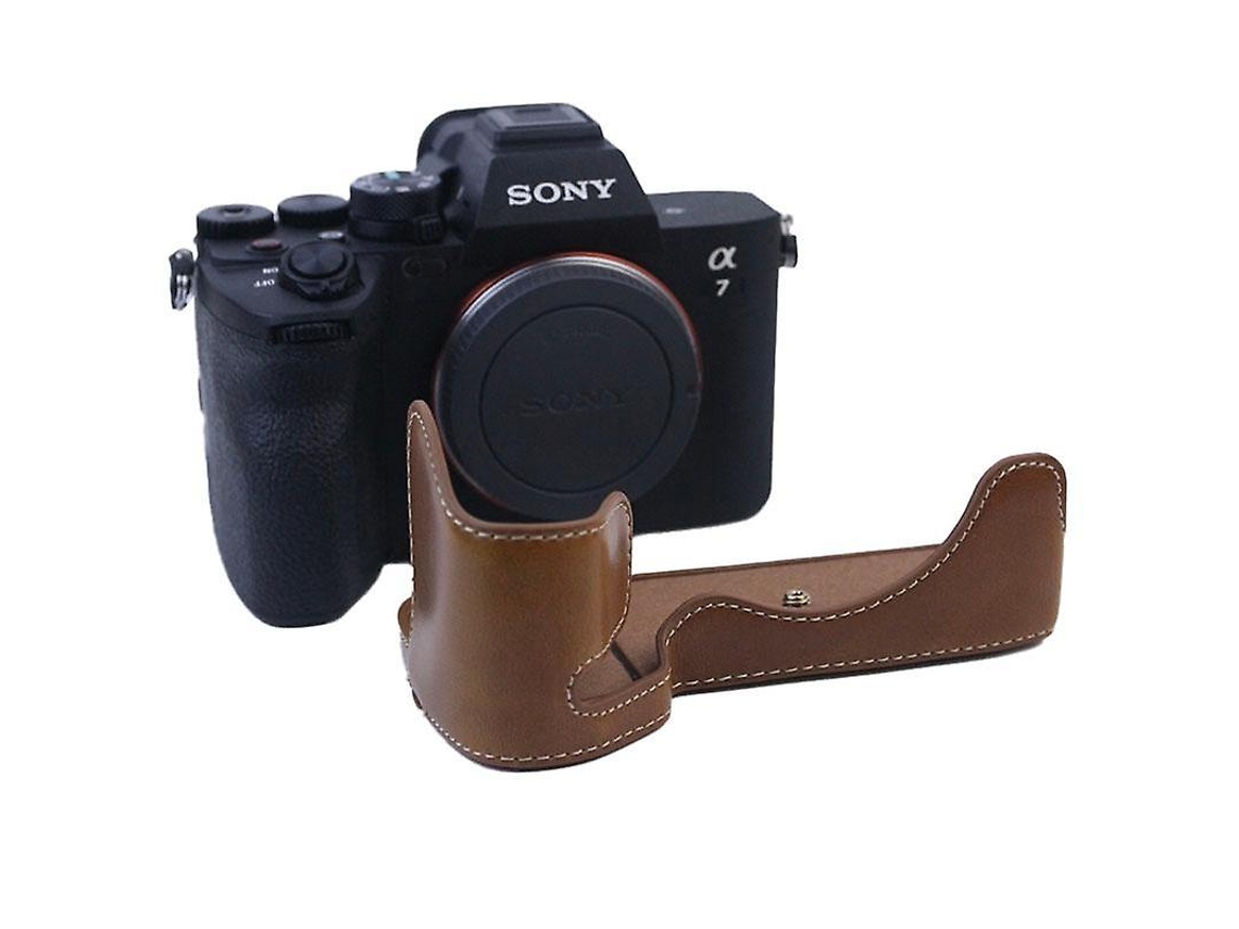 Capa Protetora De Couro Pu Para Câmera Sony A7m4/a1/a7s Iii/a7s3/a7r5 Brilvibera