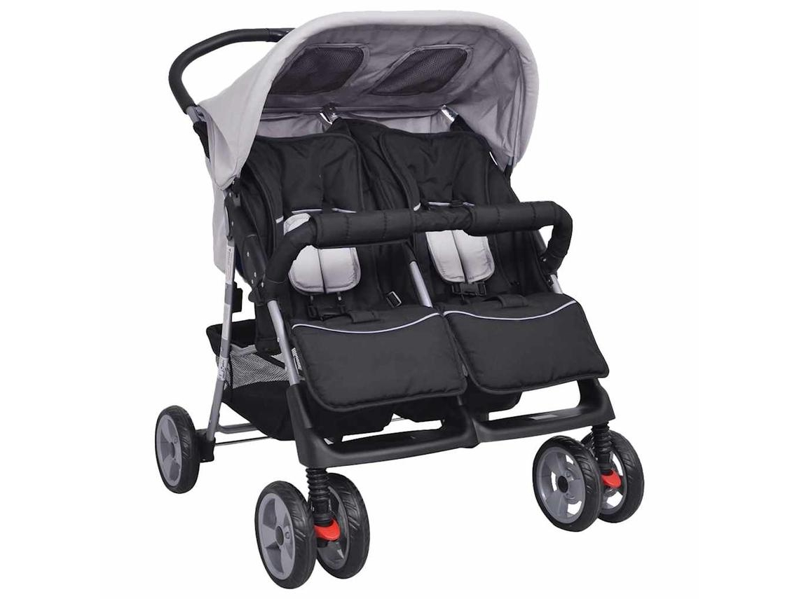 Pushchair, Pushchairs Vidaxl Cinzeto Aço