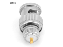 Conector Bnc Macho Laxiscreed Para Cctv E Sistemas De Vigilância Com Adaptador Q9