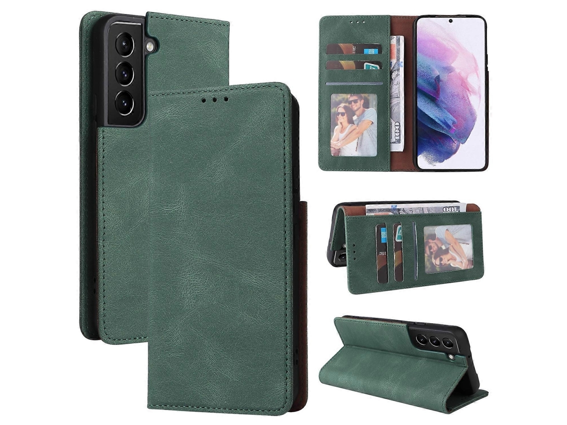 Capa Couro Para Samsung Galaxy S22 5g, Elysve