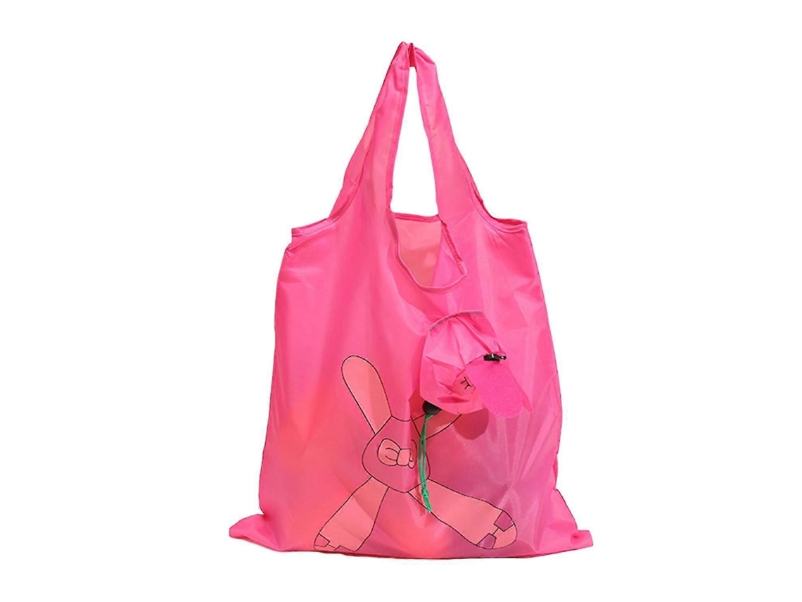 Saco de Compras Punho Robusto Boa Aderência Cartoon Design Saco de Supermercado Dobrável Animal Padrão Storag Fruta Storag GOKOCO