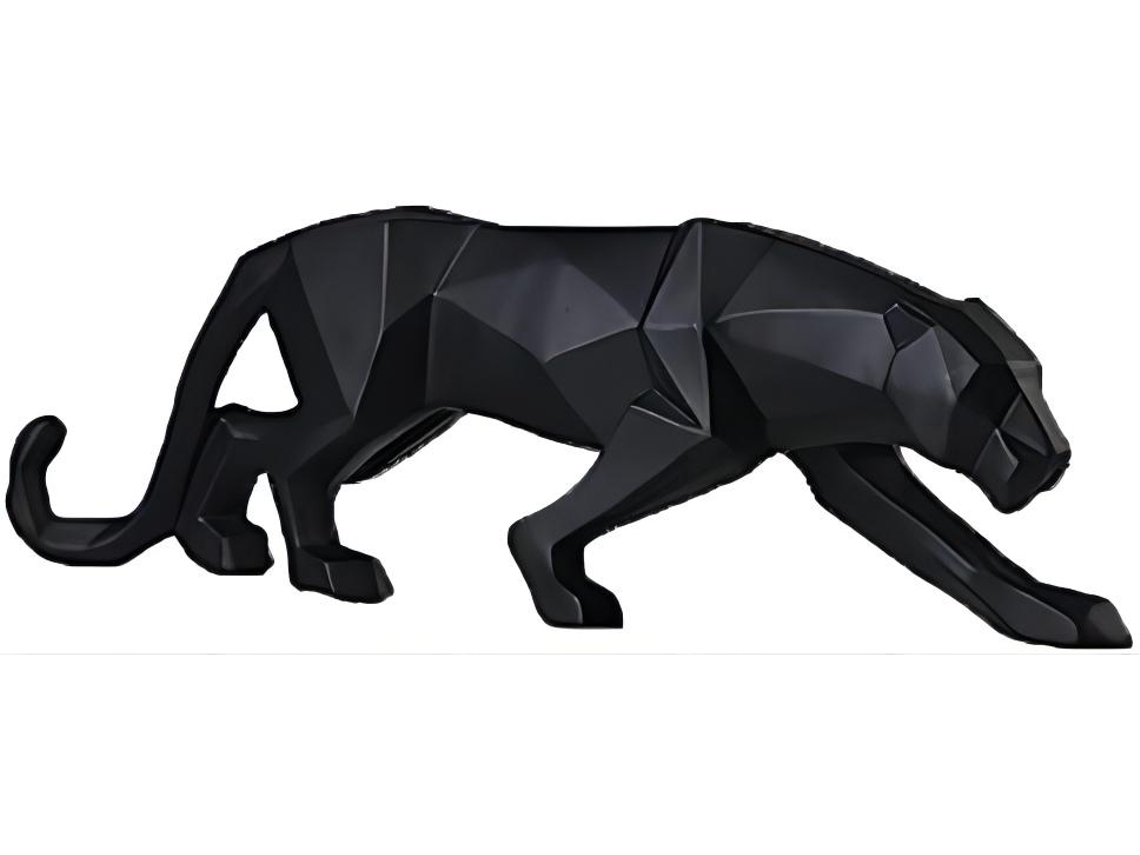 Estátuas De Leopardo Abstrato, Escultura De Animais Esculpidos À Mão Com Superfície Lisa E Estilo Modernista, Adequado Para Várias Ocasiões, Incluindo