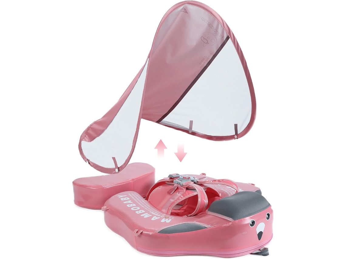 Boia De Piscina Para Bebês Com Capa, Adiciona Cauda, Mambobaby, Boia Flutuante Não Inflável Para Bebês, Material De Couro Ecológic-aquaforge