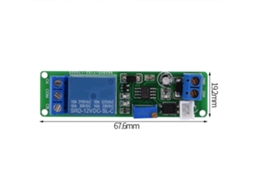 Módulo Timer Ajustável 1-10s Delay Desligamento 12v Dc