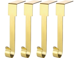 Pacote Com 4 Suportes Para Meias De Natal, Ganchos De Metal Para Pendurar Meias De Natal, Suportes De Prateleira E Decorações De Natal Yx Olysi Shop
