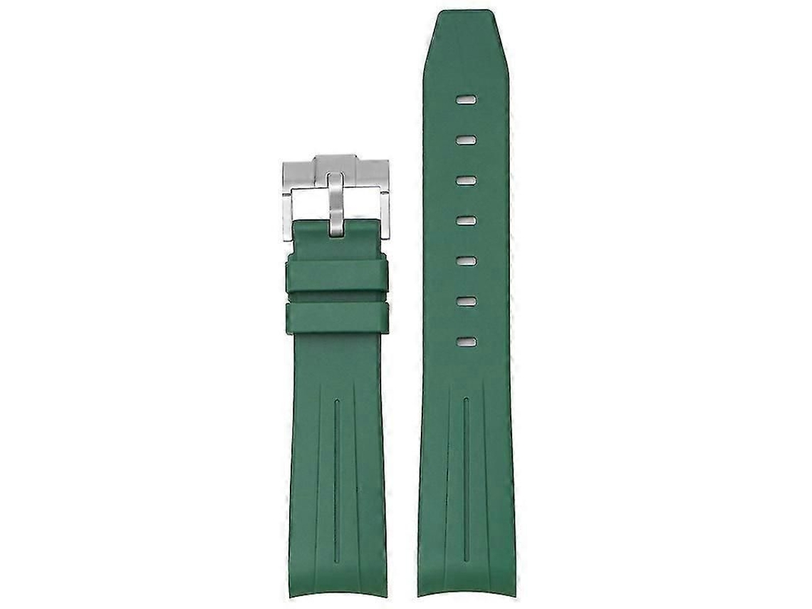 Pulseira De Tpu De 20 Mm Para Relógios Omega E Swatch Com Fivela Prateada.