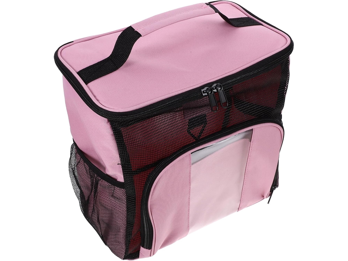 Organizador de viagem rosa Necessary for Pendura, de grande capacidade.