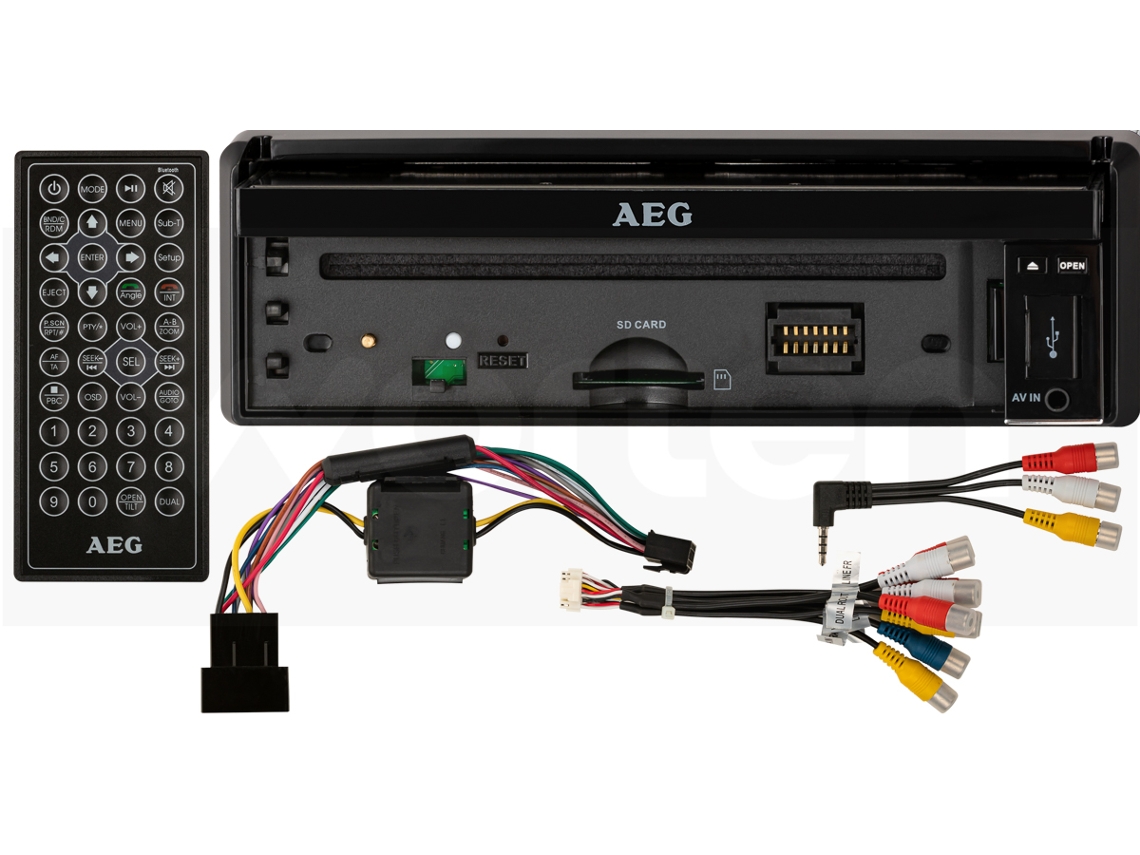Autorrádio Multimédia AEG AR4026 (Bluetooth Mãos Livres - 1 USB - 40 x4W)