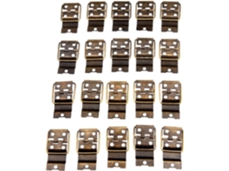 Conjunto De 20 Dobradiças Para Móveis Armário Em Bronze Antigo,