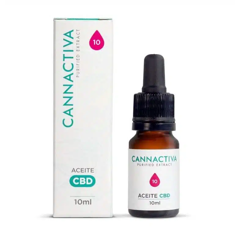 Óleo Purificado de CBD CANNACTIVA - 10% CBD / 10ml - Espectro total