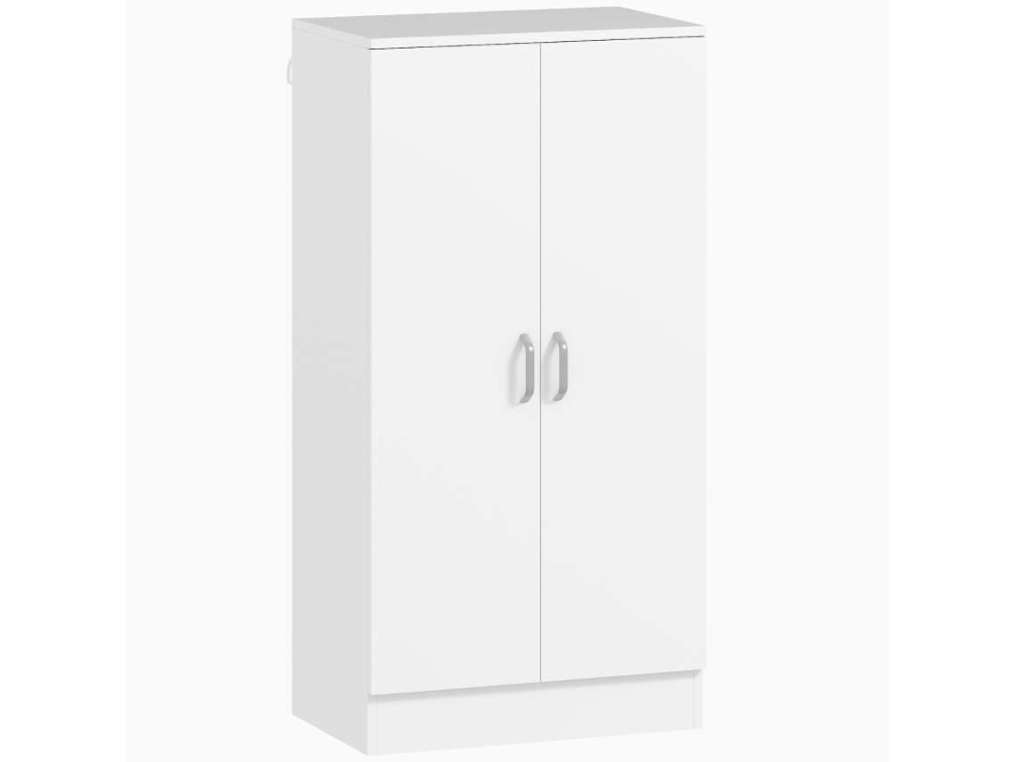 Sapateira Branca 55x35x108cm, 6 Andares, 14 Pares, Fecho Suave.-xm