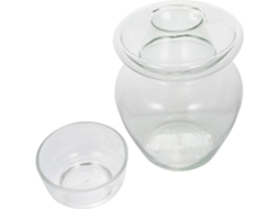 Pote De Vidro Heallily Grande Capacidade Com Tampa Hermética Para Conservas, Fácil De Limpar, Cantos Arredondados, Ideal