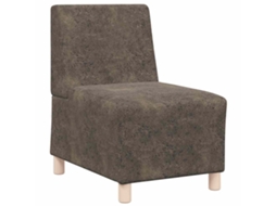 Modular Sofa Unit Armless, Modular Sofa Units Armless​ Vidaxl Cinzeto Couro Artificial (n/a)