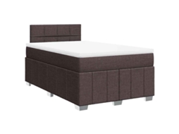 Box Spring Bed, Box Spring Beds Vidaxl Marrom Tecido (120  X  200  Cm)