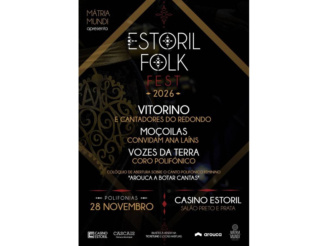 Bilhete ESTORIL FOLK FEST 2026|ESTORIL