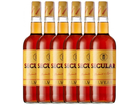 Conhaque ALVEAR Alvear Secular (1 L - 6 unidades)