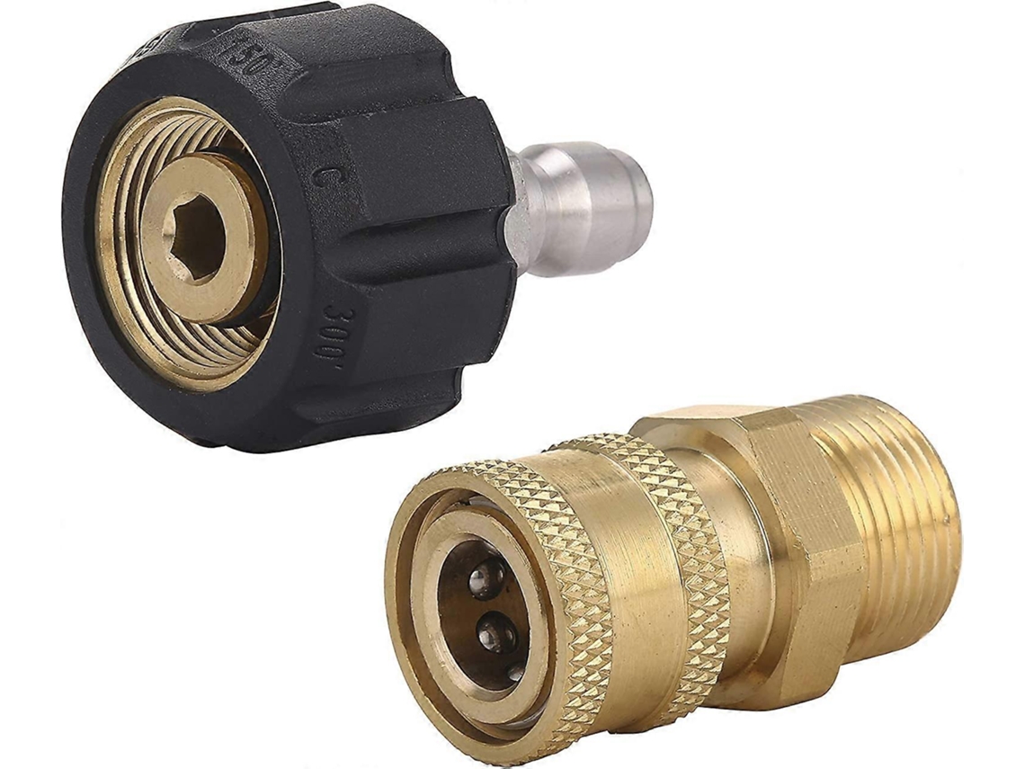 Conjunto De Adaptadores Limpador A Pressão, Conexão Rápida M22 Para 1/4