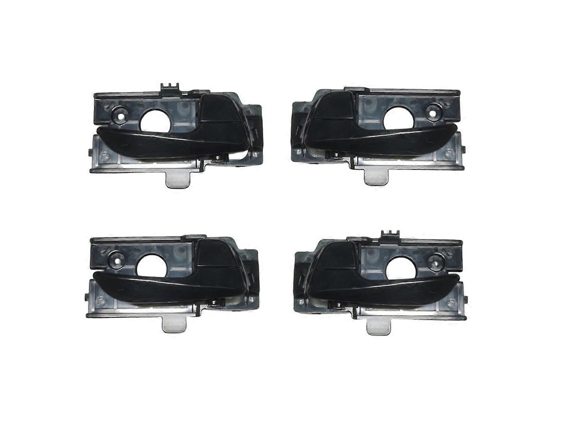 Conjunto De 4 Maçanetas Internas Para Portas De Carros Hyundai I10 Grand I10 X 2014-2018 82661-b9010 82661-b4020 82652-b4050 82651-b4020 Cromada_yua