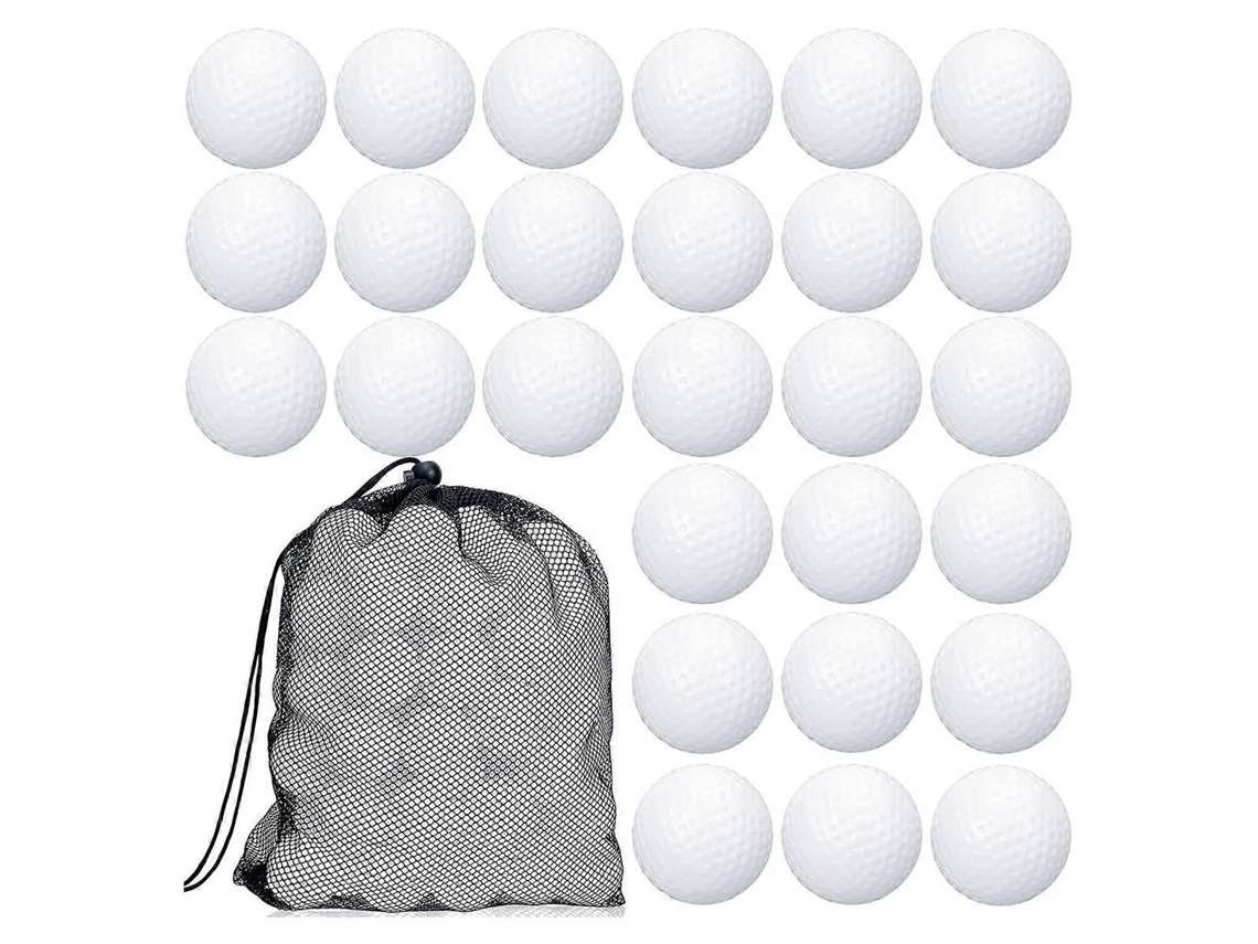 100 Bolas De Golfe Para Treino Com Saco De Rede