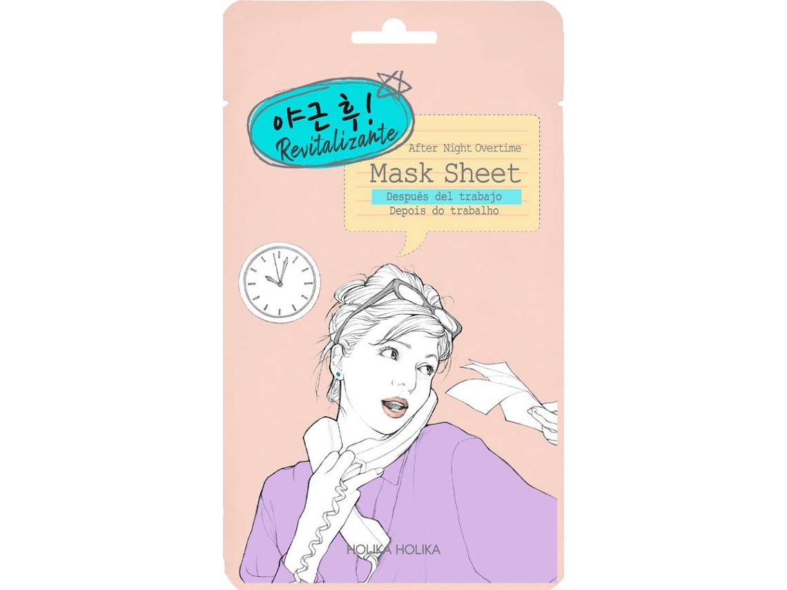 Máscara Facial Revitalizante HOLIKA HOLIKA After Work (18ml)