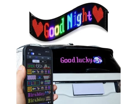 Painel LED flexível - 19x89cm - Smart App Control