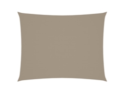 Vela Para Sol Estilo Tecido Oxford Retangular Cinza acastanhado 4x5 m MAISON EXCLUSIVE