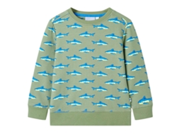 Sweatshirt Para Criança Cor Caqui-claro 104
