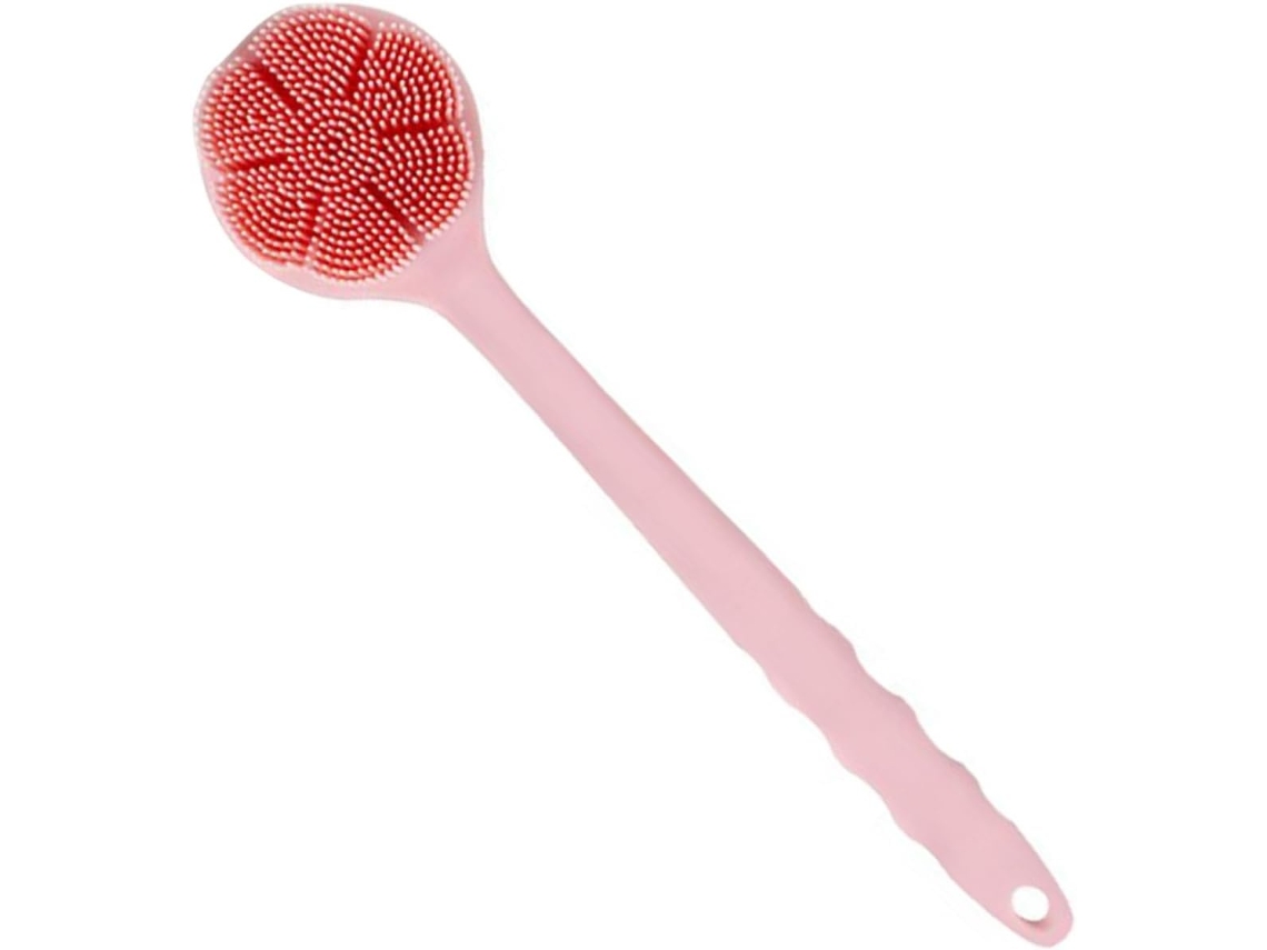 Lurelia Escova De Silicone Para Banho De Cuidado Corporal, Silicone Macio, Cabo Longo E Pega Ergonómica, Cuidado Familiar