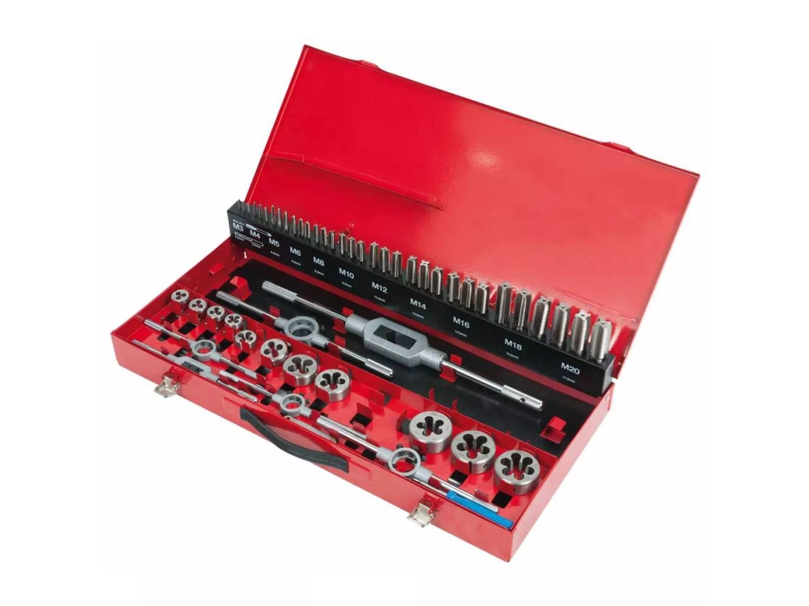 KS Tools 418150  54 Piece Tap and Die Set HSS 331.0654