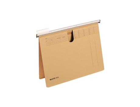 Pastas suspensas Leitz Beta, A4, encadernação comercial, bicarbonato de sódio para o mercado DLA Ch 25 peças Esselte Leitz (2512 00 00)