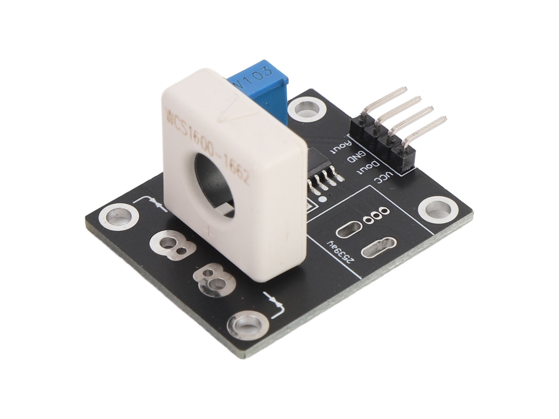 Módulo Sensor De Corriente Hall Ajustable 3-70a Proteção Contra Curto-circuito E Sobrecarga Dc5v Wcs1600