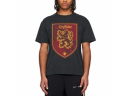 Rockinstone Harry Potter Griffindor Emblem Black T-shirt Size:s