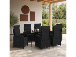 Vidaxl Conjunto De Mesa De Sofá 7 Unid.